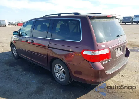 2007 Honda Odyssey Ex-L из США, поврежденный, VIN 5FNRL38677B453679